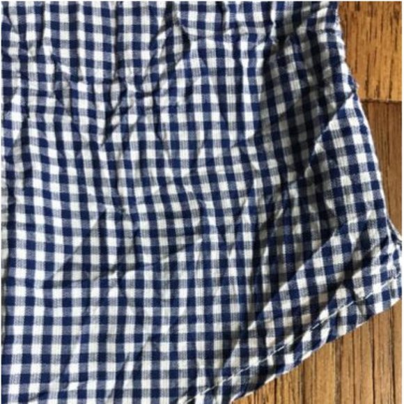 Tart Collection Blue & White Checkered Shirt Small - Picture 6 of 6